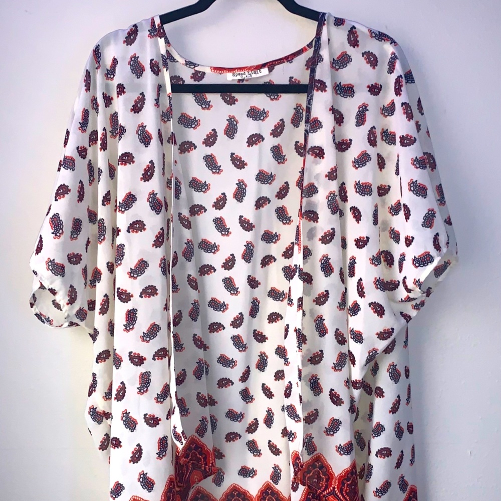Sheer cardigan
